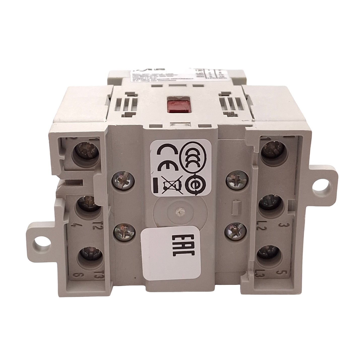 Used Allen Bradley 194E-E25-1753 Disconnect Switch Base 600VAC 25A 3-Pole, Non-Fused