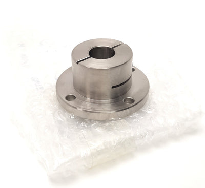 New Misumi STHWR15 Flange Mount Shaft Support, Slit, 15mm Bore, Clamp On, Steel