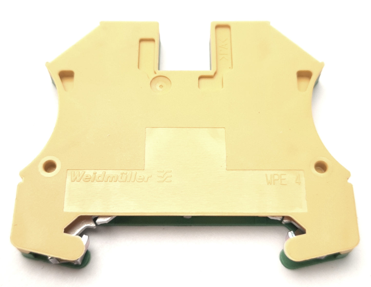 New Lot of 5 Weidmuller WPE 4 Feed Through Terminal Block, 1010100000, 800v AC