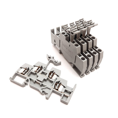 New – Open box Lot of 5 Wago 281 Terminal Block, 2-Conductor, Spring Cage Clamp, 500V 26A