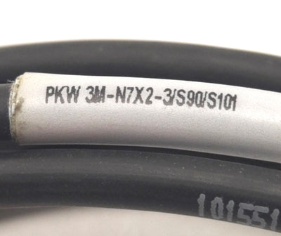 New – Open box Turck PKW 3M-N7X2-3/S90/S101 Actuator & Sensor Cordset M8 3Pin F to Leads, NPN