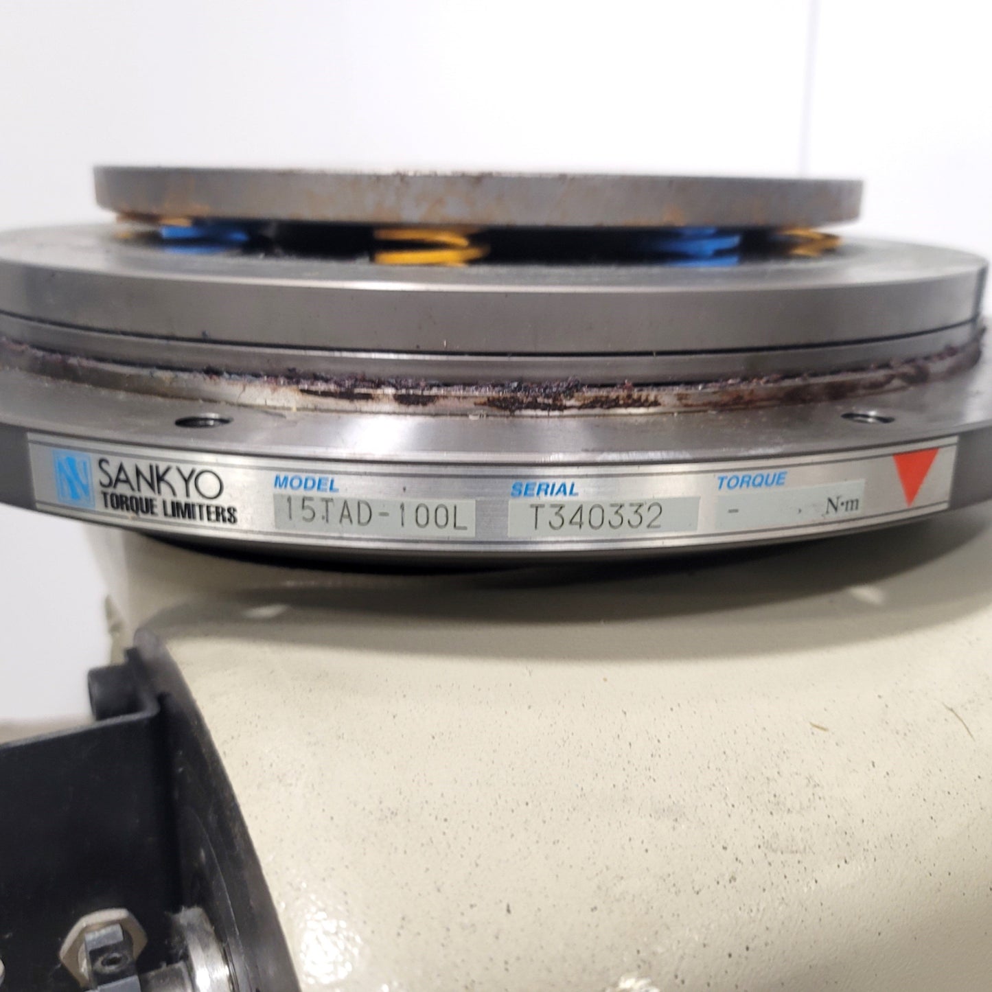 Used Sankyo 15AD-04277R-LR3VW1 Rotary Indexer W/ GM0.75-50AS-15AD 4-Stop 270ø Period