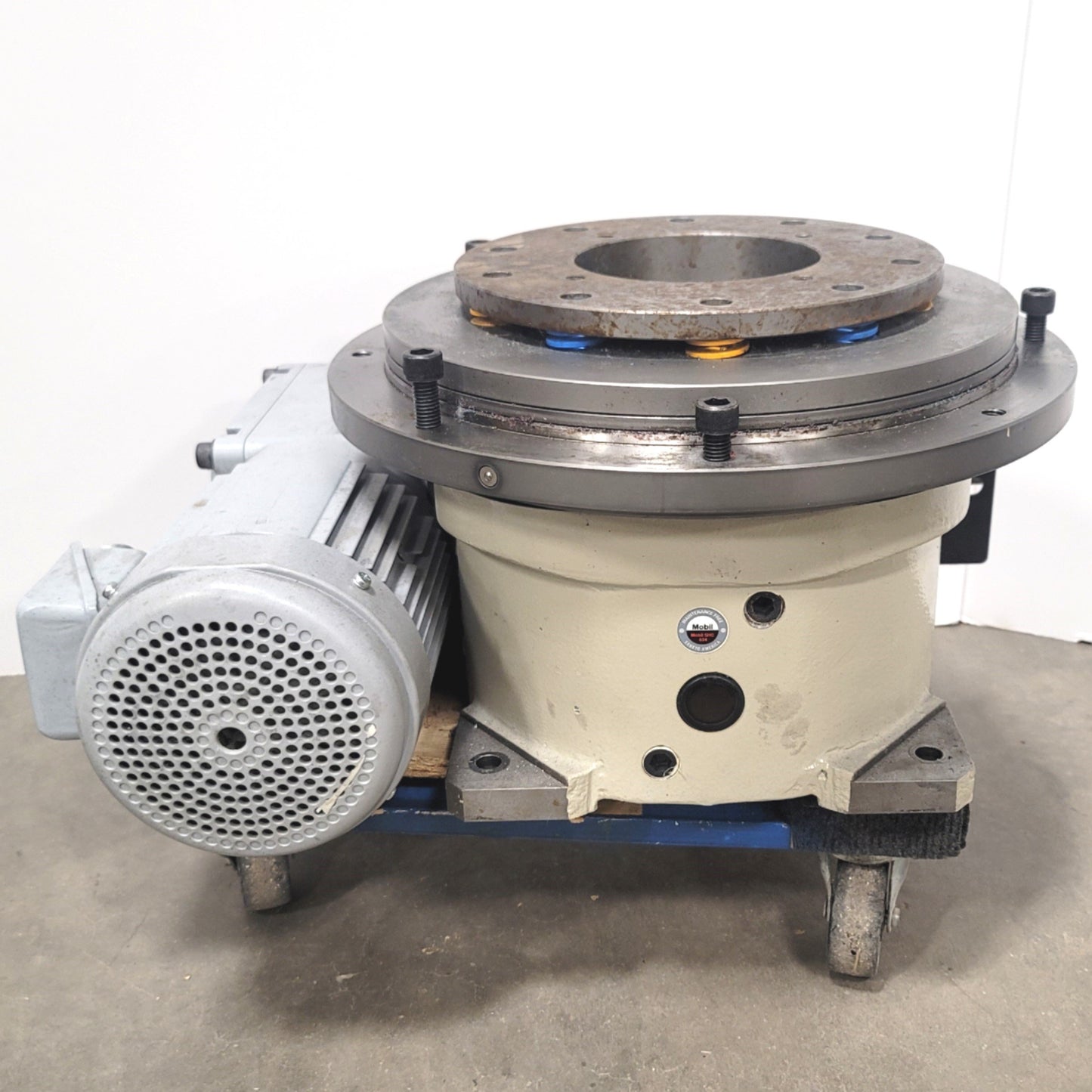 Used Sankyo 15AD-04277R-LR3VW1 Rotary Indexer W/ GM0.75-50AS-15AD 4-Stop 270ø Period