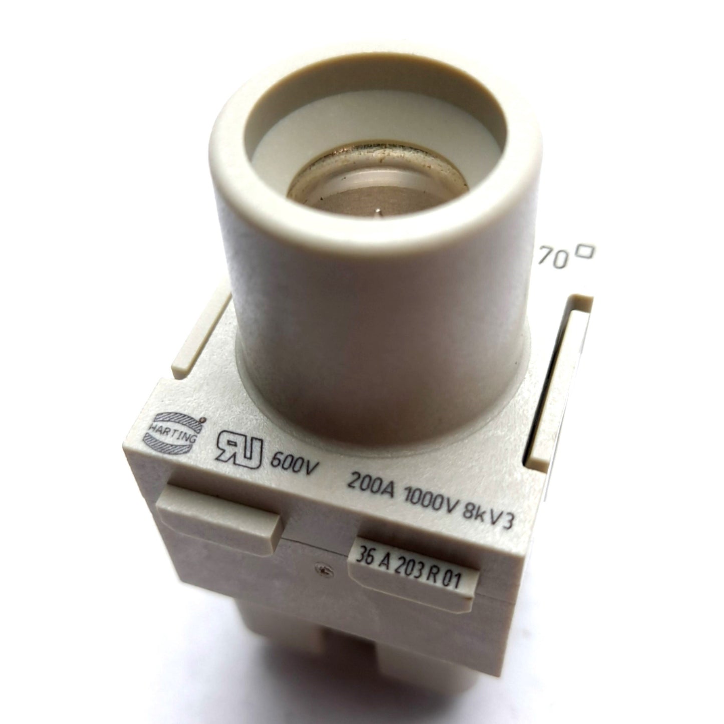 New Harting 09 14 001 2762 Han 200A Axial Double Module, Rating: 200A 1000V 8kV