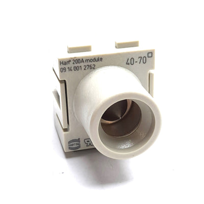 New Harting 09 14 001 2762 Han 200A Axial Double Module, Rating: 200A 1000V 8kV
