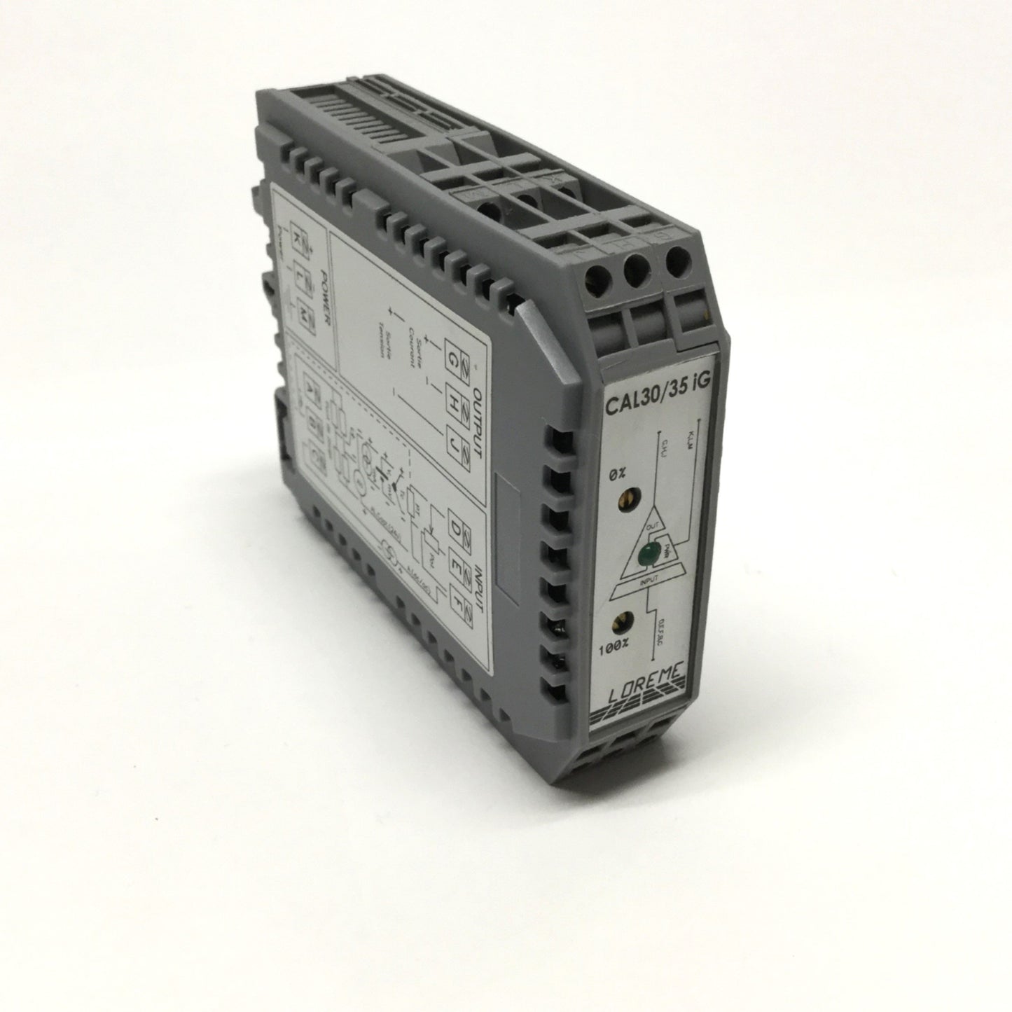 Used Loreme CAL30iG Universal Isolator/Signal Conditioner, PT100 Input, 4-20mA Output