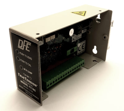 Used DFE TI18CU-DRC TrueTension Indicator, Input Power: 24VDC 0.5A *No Cover*
