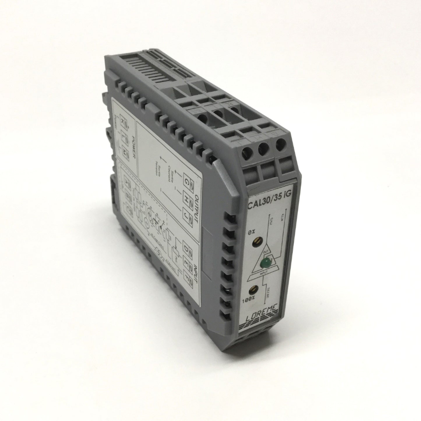 Used Loreme CAL30iG Universal Isolator/Signal Conditioner, 0-10V Input, 4-20mA Output