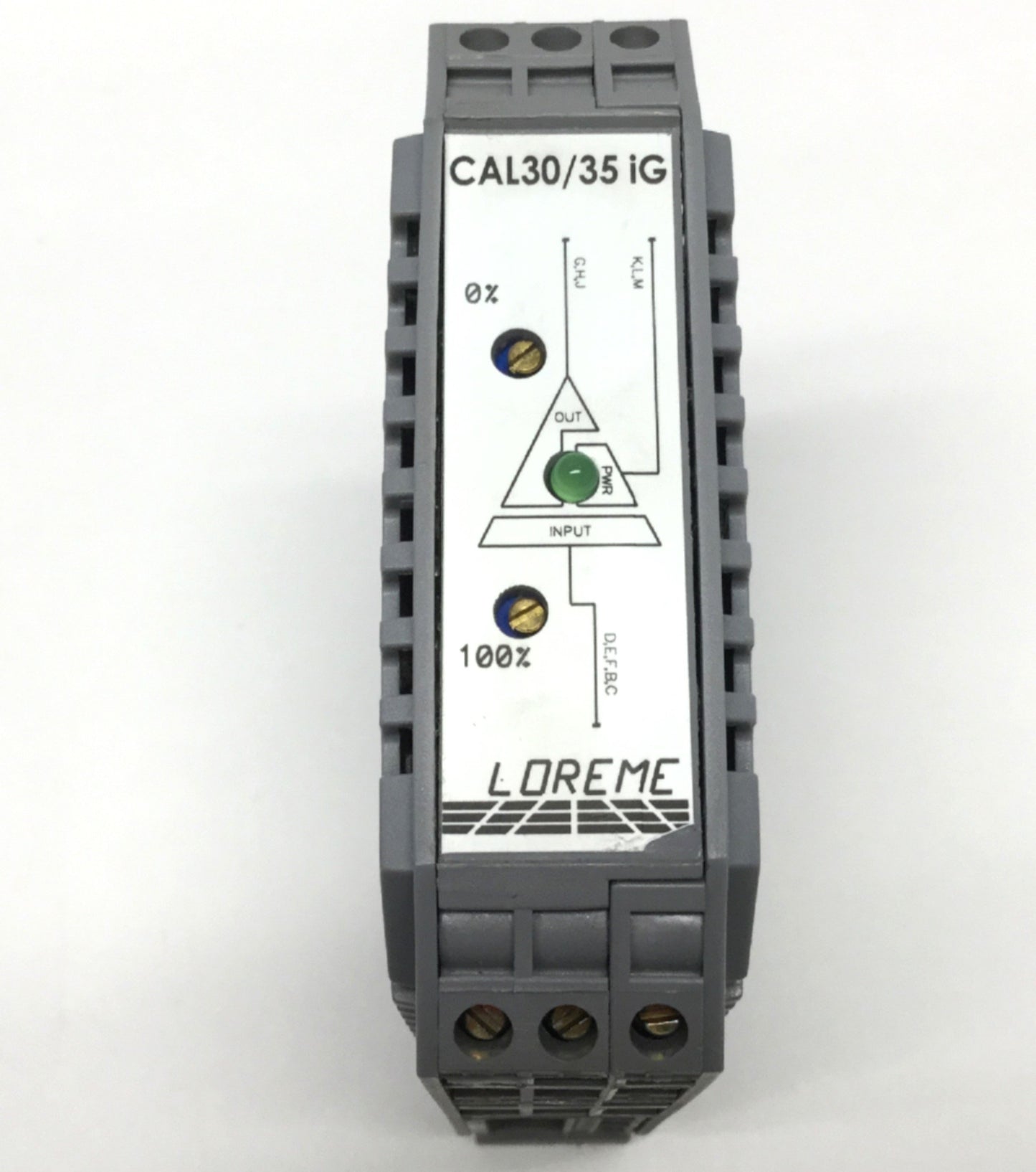 Used Loreme CAL30iG Universal Isolator/Signal Conditioner, 0-10V Input, 4-20mA Output
