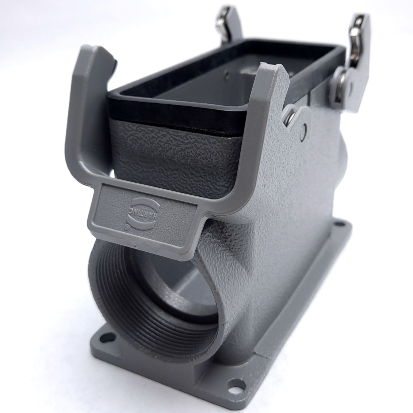 New Harting Han 16B-asg2-QB-M40 Stainless Steel Panel Housing 2x M40 Entry