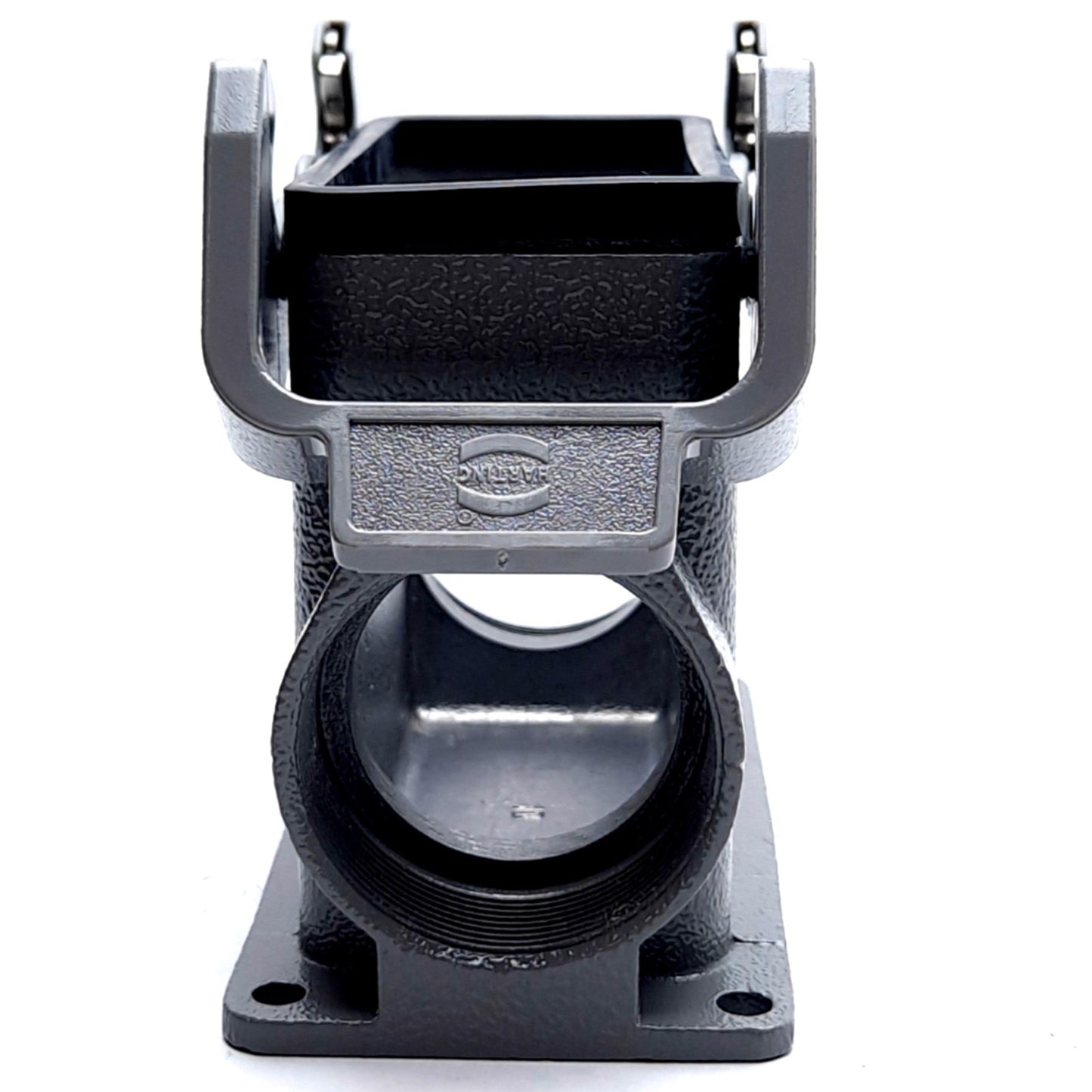 New Harting Han 16B-asg2-QB-M40 Stainless Steel Panel Housing 2x M40 Entry