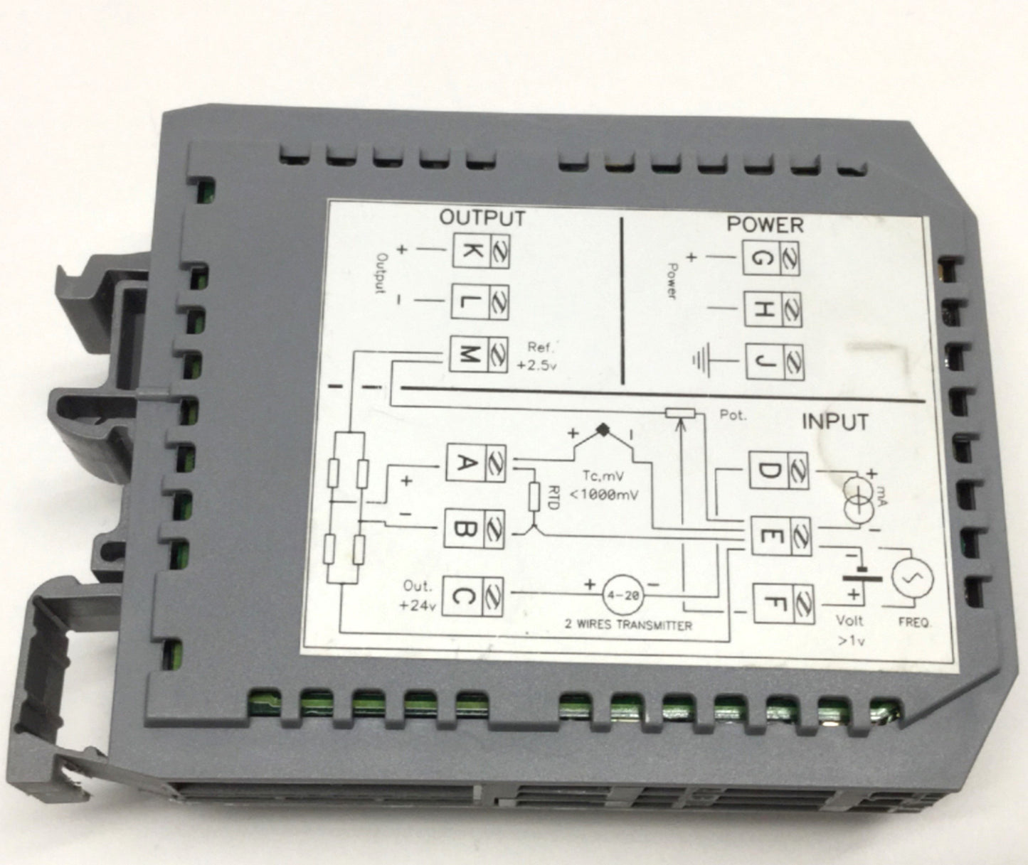 Used Loreme CNL35 Programmable Converter, Type T Thermocouple Input, 4-20mA Output