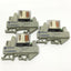 Used Lot of 3 Schrack RP419024 Power Relays, SPDT, 24VDC Coil, 8A 250VAC w/Socket