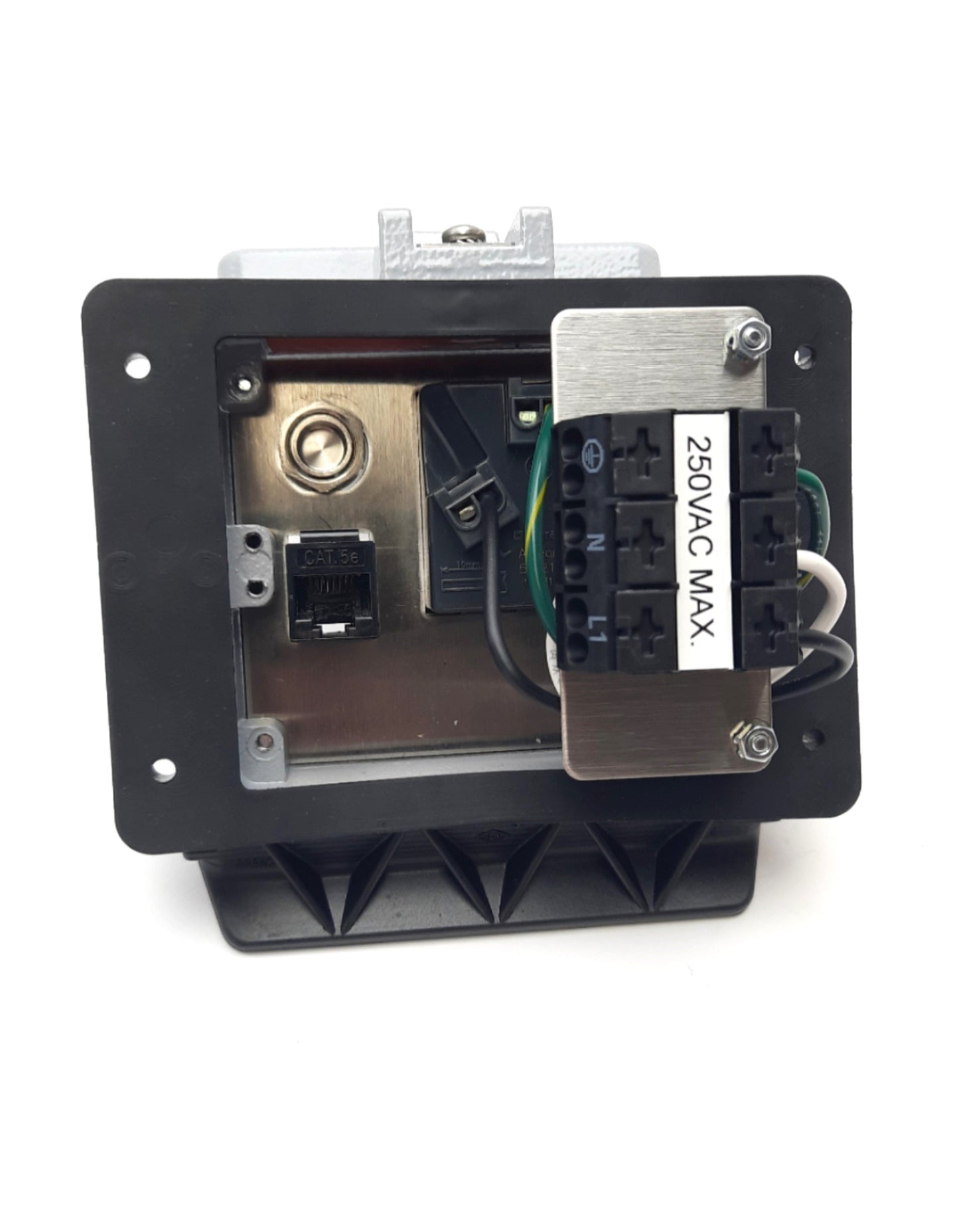 New Mencom DCH1-RJ45-32 Panel Interface Connector With China 10A Outlet 250VAC