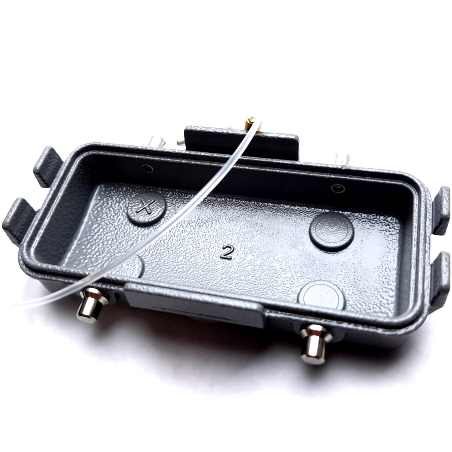 New Harting 09300165425 Protect Cover For Base, Die Cast, Double Locking, Size 16 B