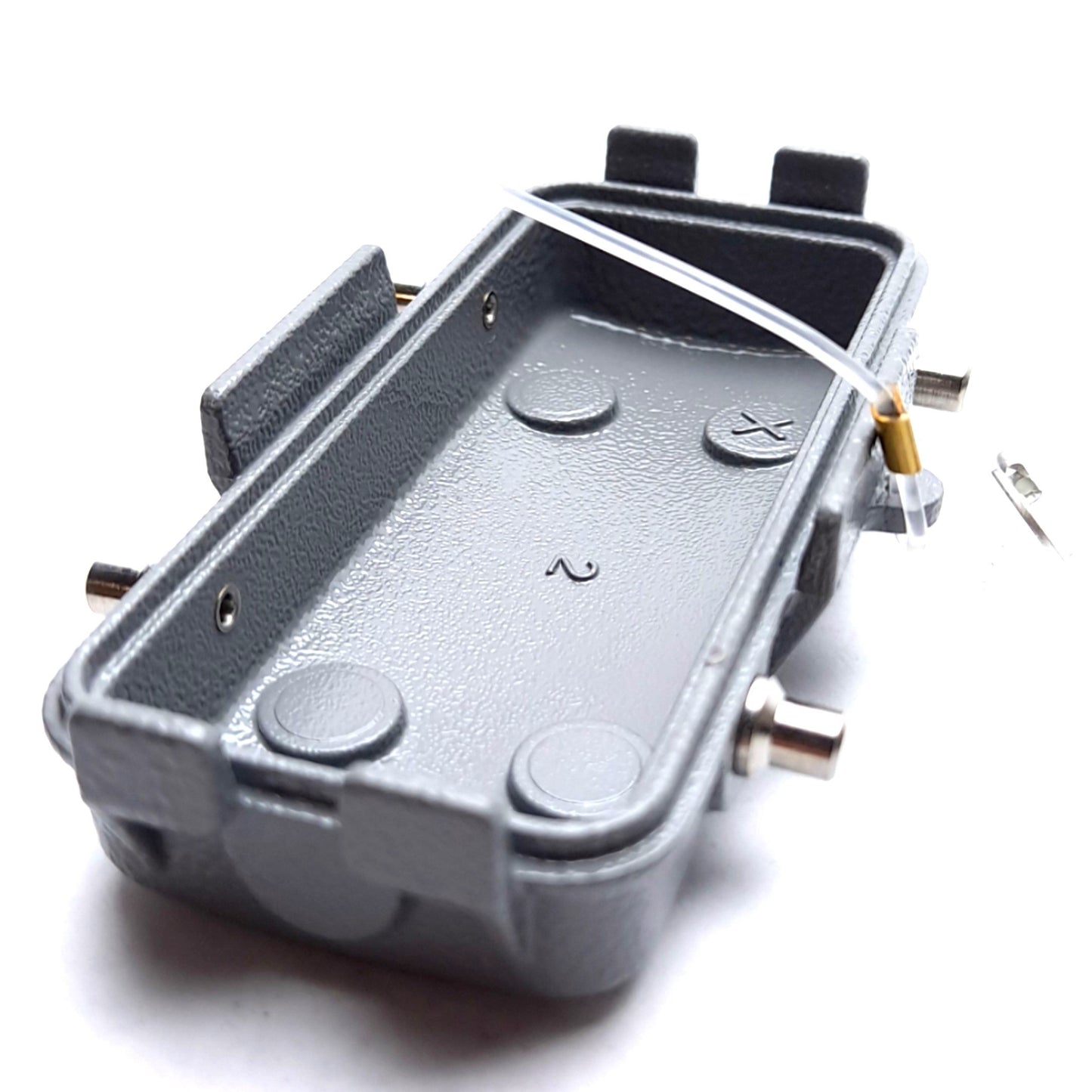 New Harting 09300165425 Protect Cover For Base, Die Cast, Double Locking, Size 16 B