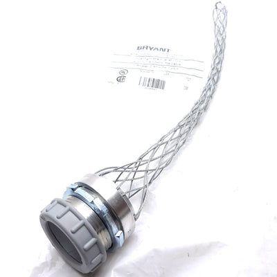 New Bryant BDSR97 Dust Tight Strain Relief, Fits 0.97-1.25", 1-1/4" NPS Male, 9" L