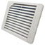 Used Hoffman TFP41 Exhaust Grille, 7.37" x 6.29" x 1.4", 55 CFM, Without Fan