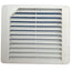 Used Hoffman TFP41 Exhaust Grille, 7.37" x 6.29" x 1.4", 55 CFM, Without Fan