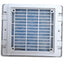 Used Hoffman TFP41 Exhaust Grille, 7.37" x 6.29" x 1.4", 55 CFM, Without Fan