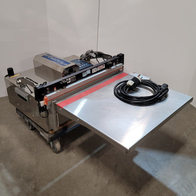 Used Airzero AZ-450E-D Nozzle Type Desktop Vacuum / Gas Flushing Bag Sealer 220VA 1Ph