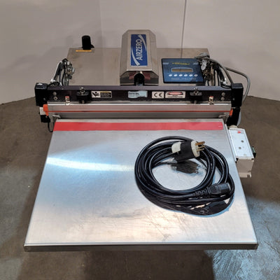 Used Airzero AZ-450E-D Nozzle Type Desktop Vacuum / Gas Flushing Bag Sealer 220VA 1Ph