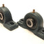 Used Lot of 2 ASAHI P203 Pillow Block With UC202 Insert, 15mm x 32mm Bore