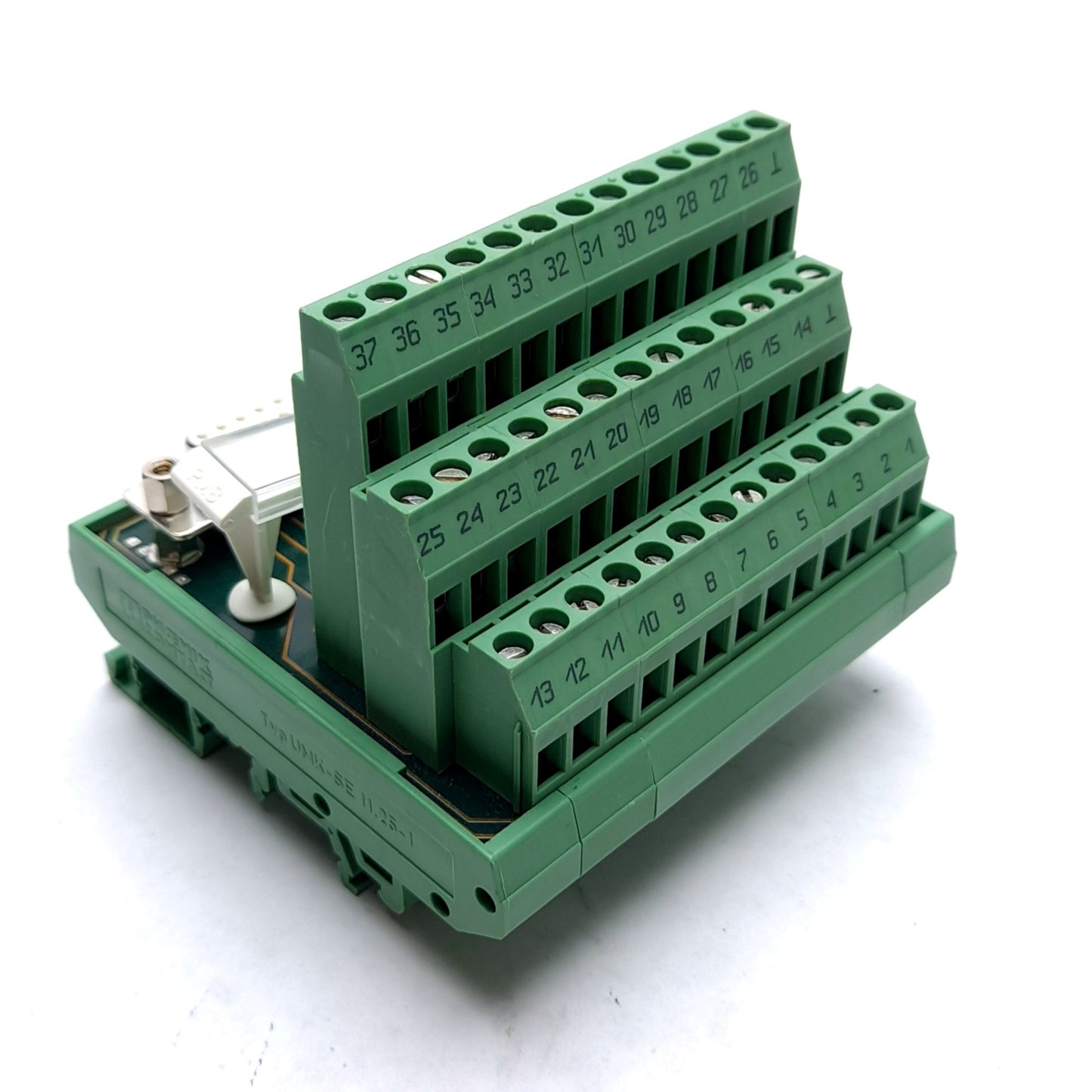 New – Open box Phoenix Contact FLKMS-D37 SUB/B Breakout Board, 37-Pin D-Sub Female to Terminals