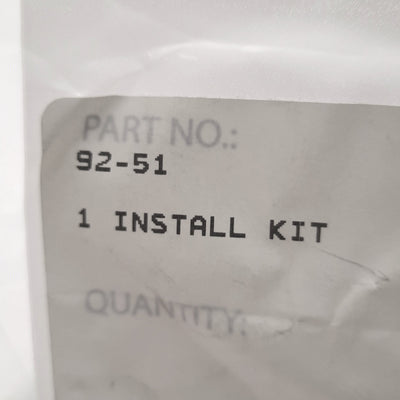 New Igus 92-51 Single Part Install Kit, Clamping Brackets, 2 Pcs, Guide Through