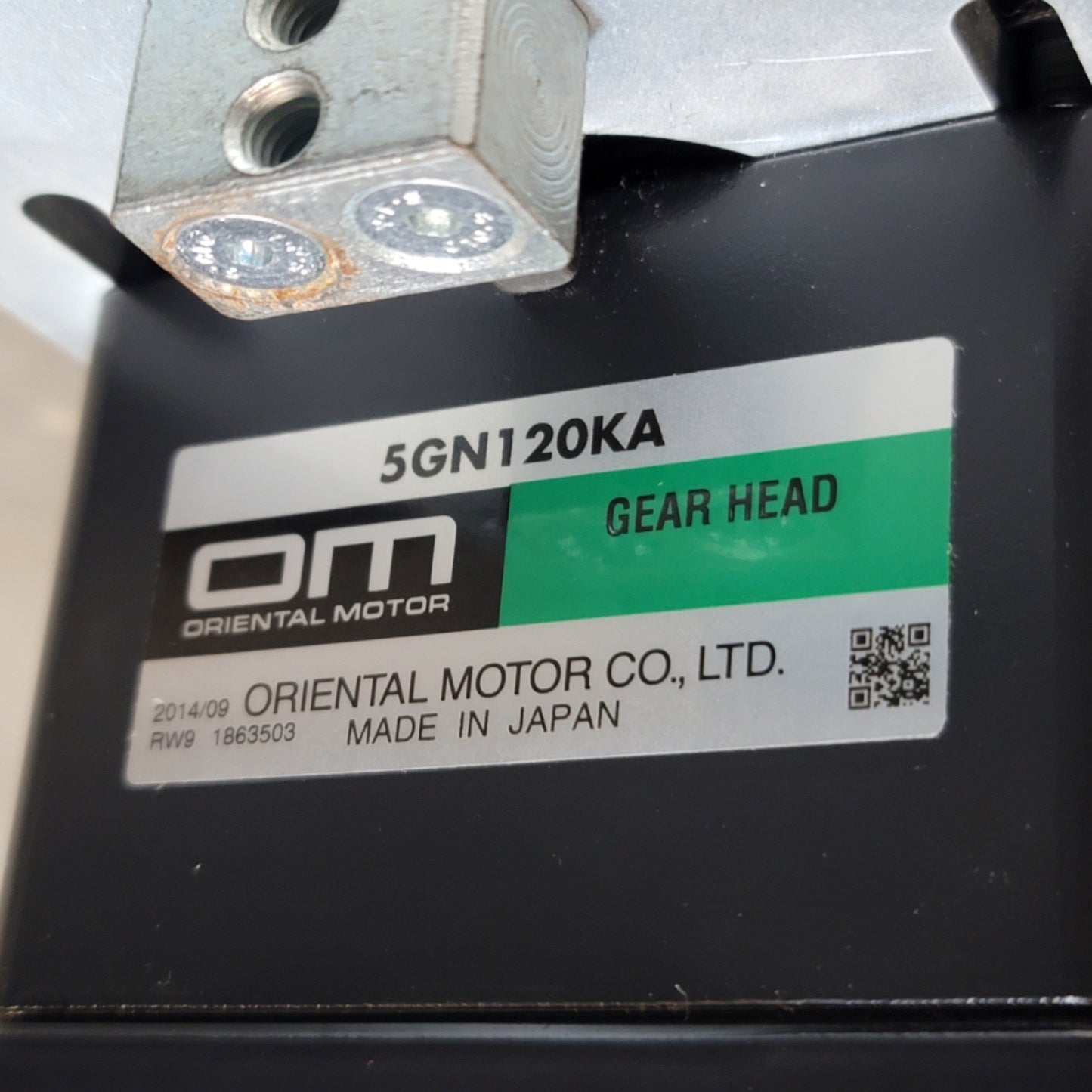 Used QC Conveyors AS40 End Drive Flat Belt Conveyor 4" Wide 42" Long, 200VAC, 6.57FPM
