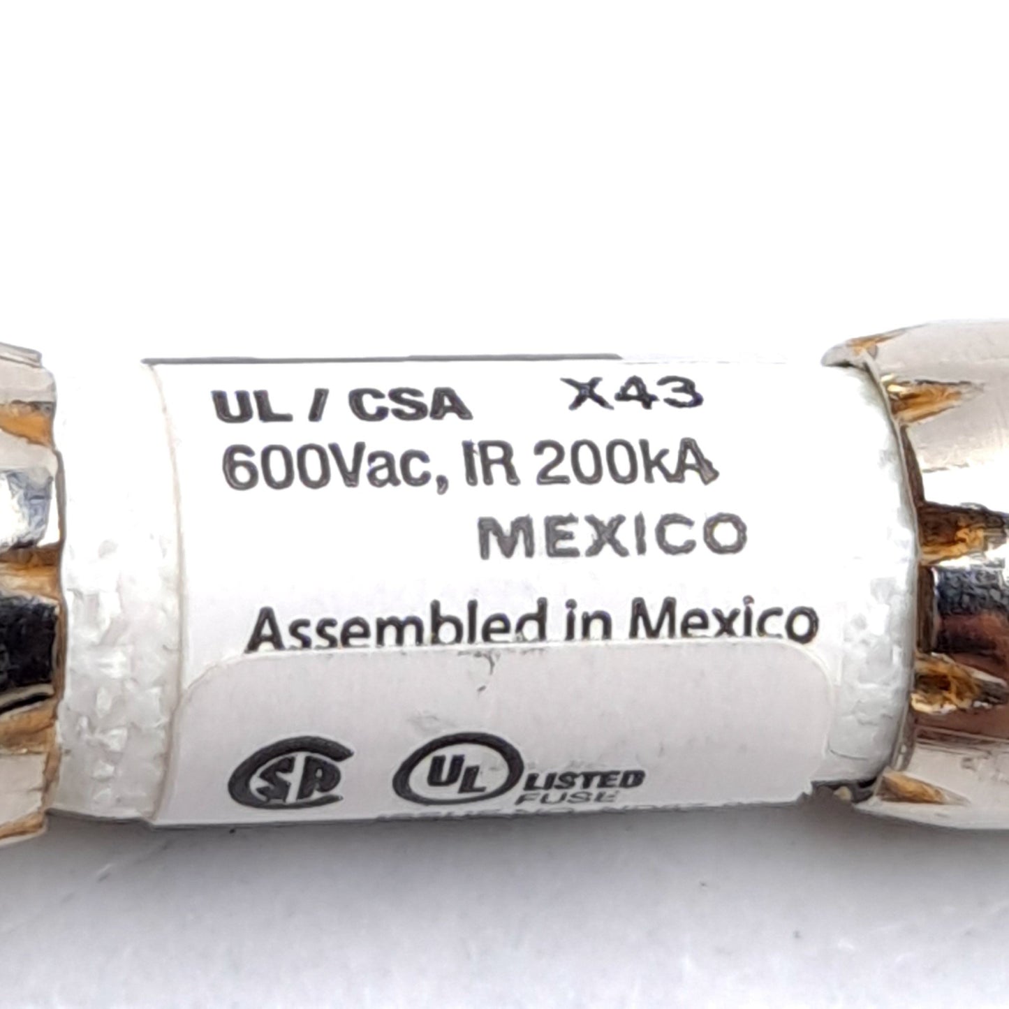 Used Lot of 4 Bussmann FNQ-R-10 Time Delay Fuse Class CC 600VAC 10 A