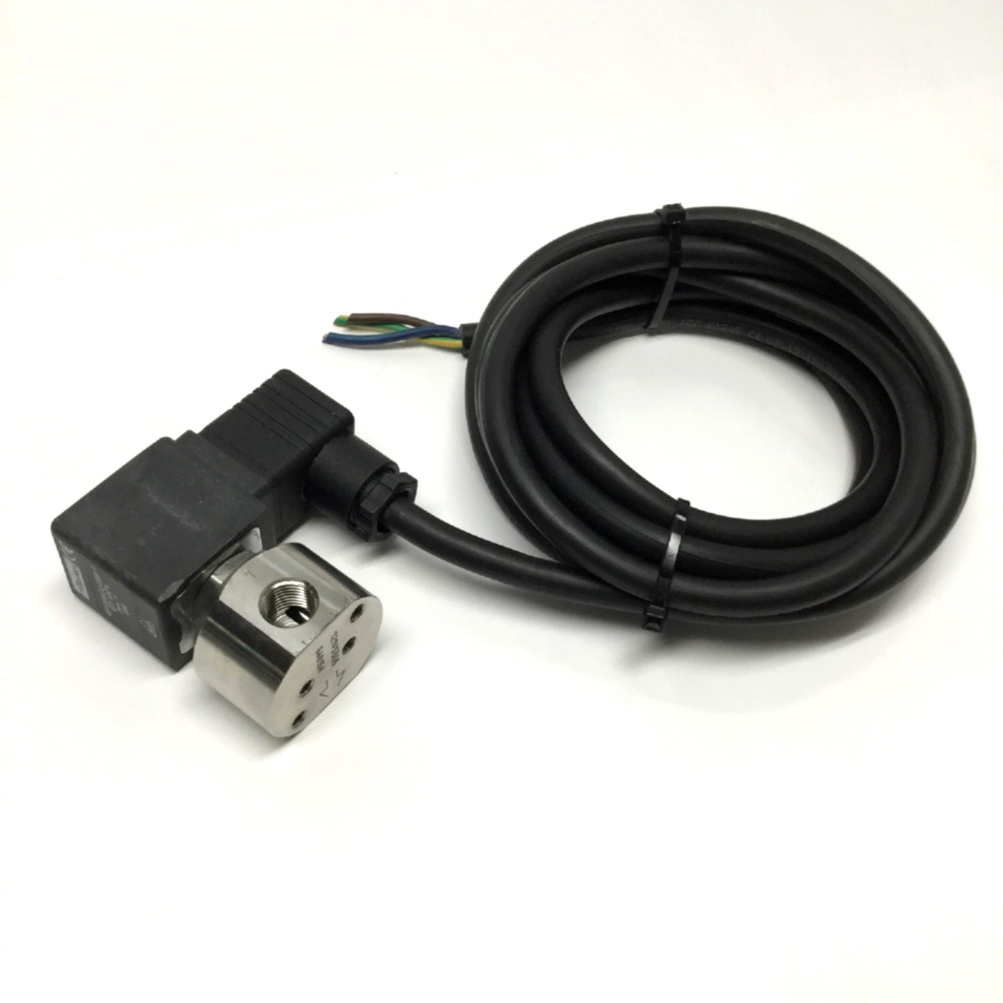 Used Parker 121V5306 481865C2 Stainless Solenoid Valve 24VDC Coil, 2-Way NC, 0-100psi
