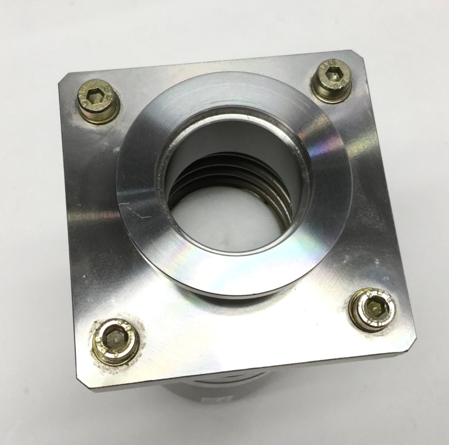 Used Alcatel OME 25 C/H Oil Mist Eliminator Vacuum Pump Exhaust Filter DN25 ISO-KF