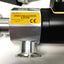 Used VAT Alcatel 26328-KA64-AAG5 Solenoid Vacuum Angle Valve, 180-260VAC, DN25 ISO-KF