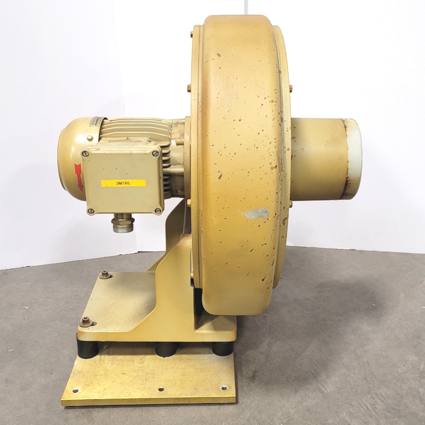 Used Elektor RD62 Medium Pressure Radial Blower 277/480VAC 3-Ph, 1.4 kW, 30m³/min