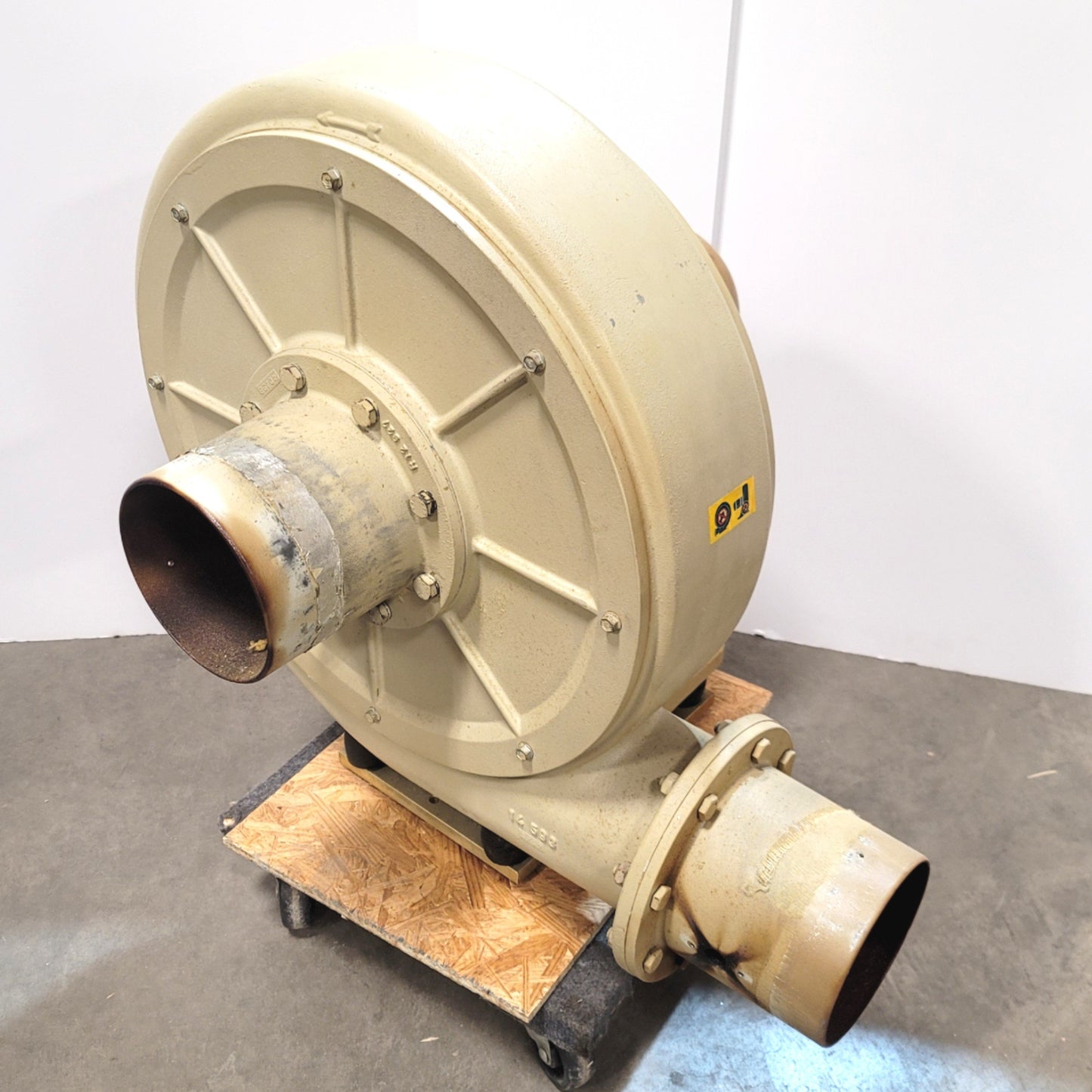 Used Elektor RD64 Medium Pressure Radial Blower 277/480VAC 3-Ph, 1.5 kW, 35m³/min