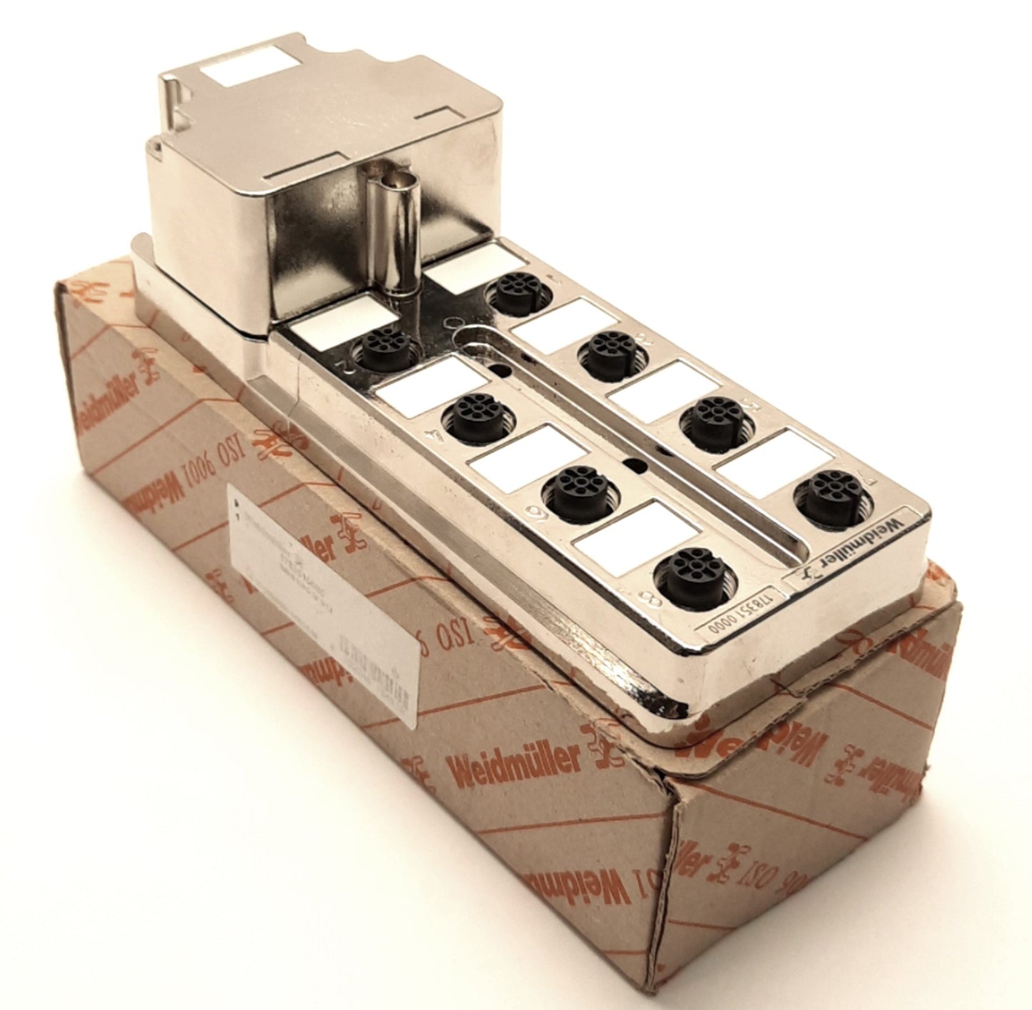 New Weidmüller 1783510000 Actuator Distributor, 8 Sockets, 24V DC, SAI-8-MMS 5P M12