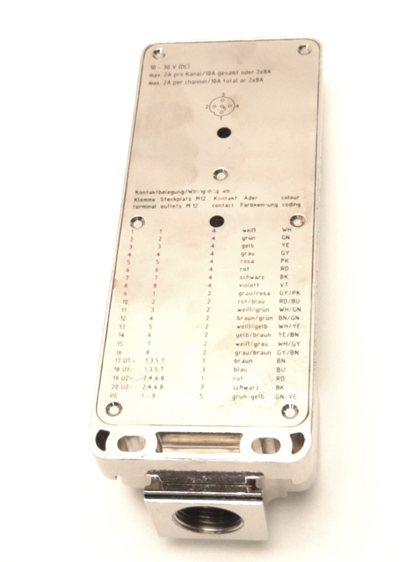 New Weidmüller 1783510000 Actuator Distributor, 8 Sockets, 24V DC, SAI-8-MMS 5P M12