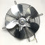 Used Elco N 25-40/186 HVAC Refrigeration Motor 75W 230VAC 1300RPM w/ Ø275mm Fan Blade