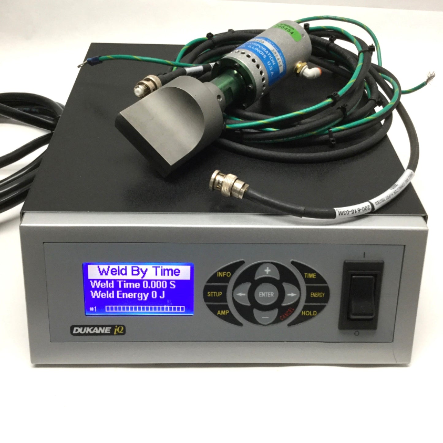 Used Dukane 40AL060-1S iQ AL+ Ultrasonic Weld Generator Power Supply 40kHz 100-120VAC