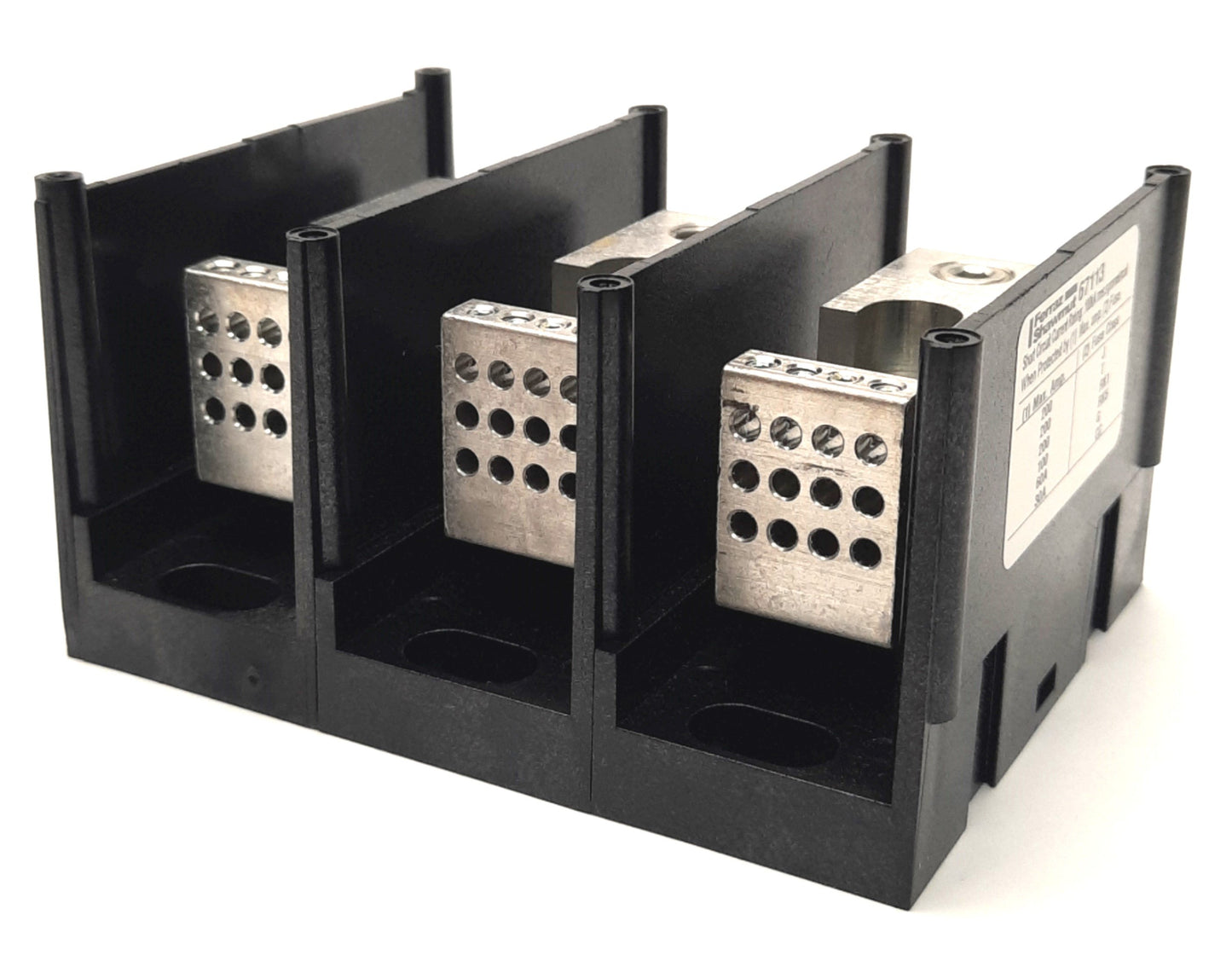 New Ferraz Shawmut 67113 PDB Power Distribution Block 175A 600v AC, 3 Pole