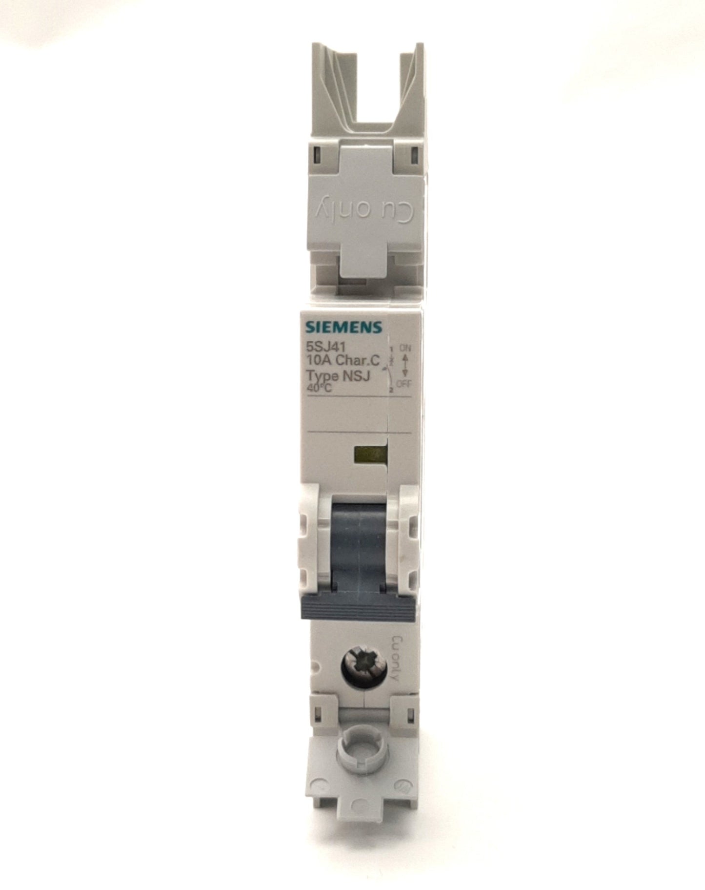 New Siemens 5SJ4110-7HG42 Mini-Circuit Breaker 10A 1Pole, 240/277v AC 60v DC 10kA