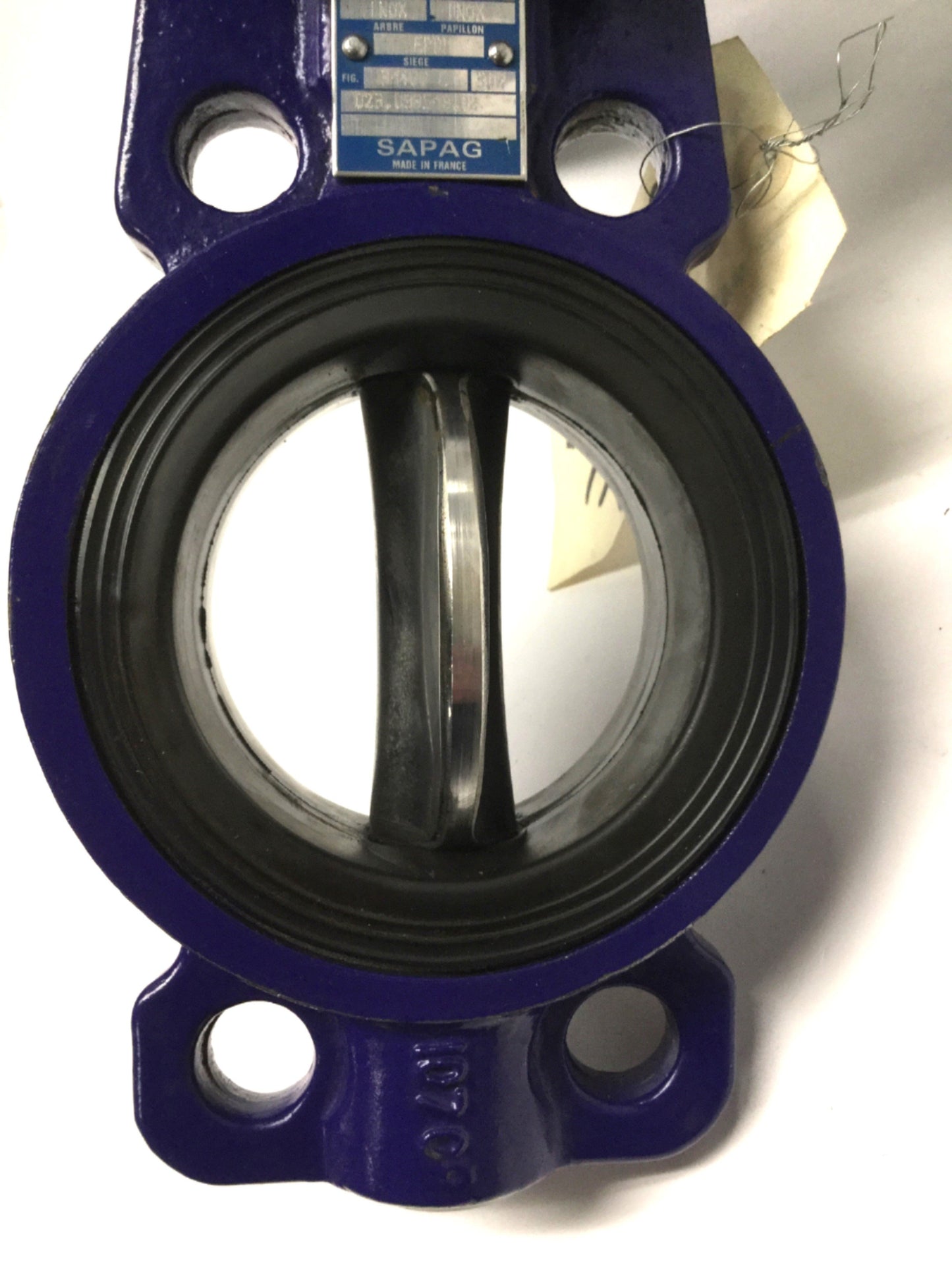 Used Bernard OA6 Electric 90° Actuator 230VAC w/Sapag Butterfly Valve DN80 Ø3" EPDM