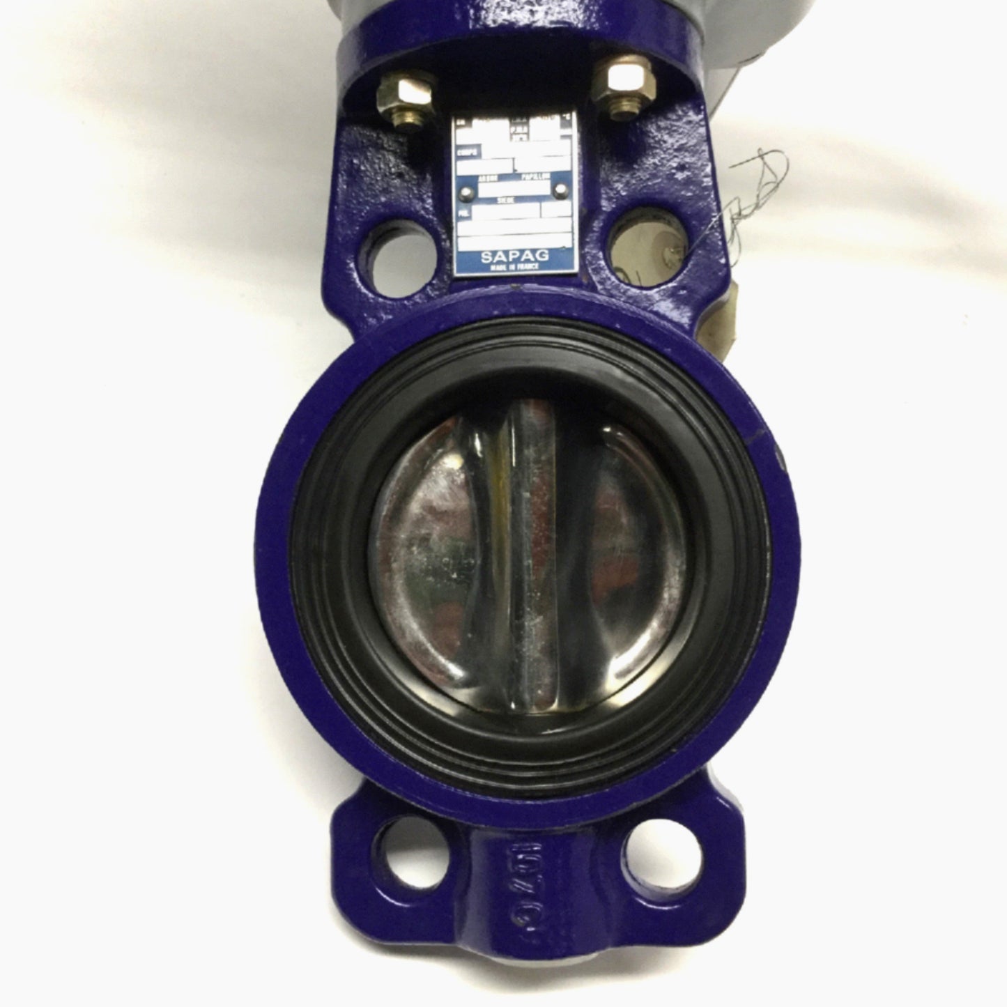Used Bernard OA6 Electric 90° Actuator 230VAC w/Sapag Butterfly Valve DN80 Ø3" EPDM