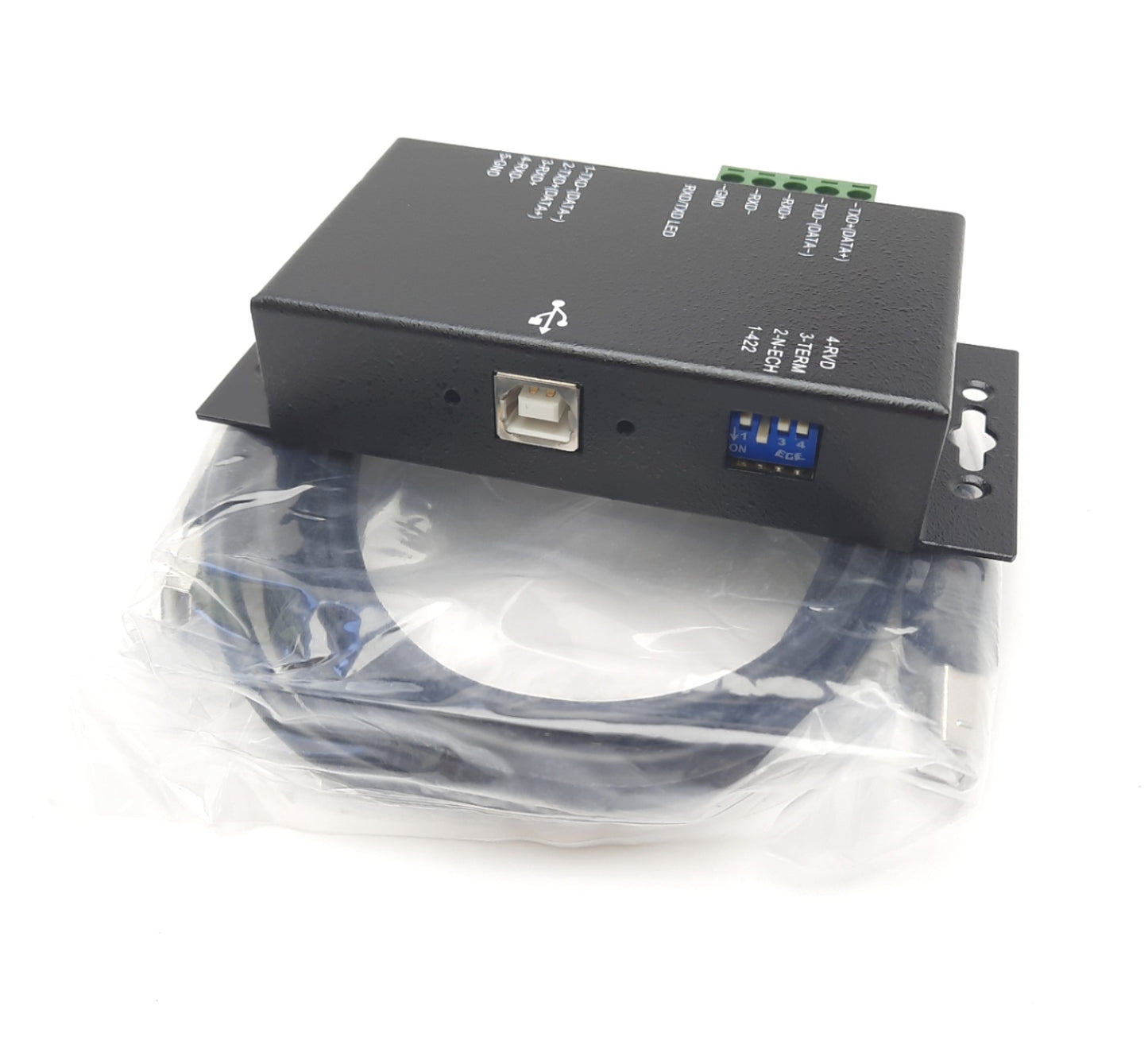 New Startech ICUSB422IS 1 Port Metal Industrial USB to RS422/RS485 Serial Adapter