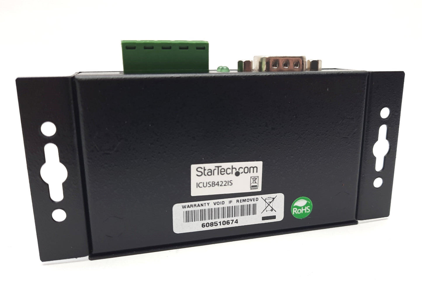 New Startech ICUSB422IS 1 Port Metal Industrial USB to RS422/RS485 Serial Adapter