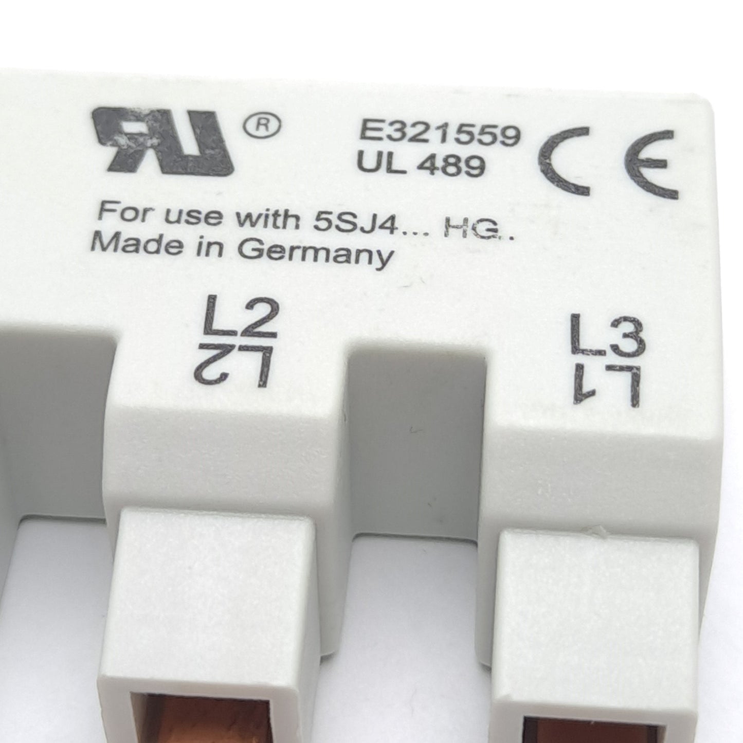 Used Lot of 3 Siemens 5ST3 665-1HG Pin Bus bar 16mm 115 A 480 Y / 277 V, 3 Phase