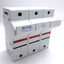 Used Ferraz Shawmut US6JI M211381 Fuse Holder 3 Pole 600v AC/DC 60A, DIN Rail Mount