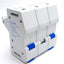 Used Ferraz Shawmut US6JI M211381 Fuse Holder 3 Pole 600v AC/DC 60A, DIN Rail Mount
