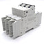 Used Siemens 5SJ4303-7HG42 Circuit Breaker 400v AC/125v DC, 3A, 3 Pole, DIN Mount